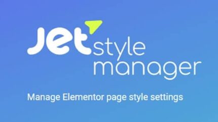 JetStyleManager For Elementor Latest