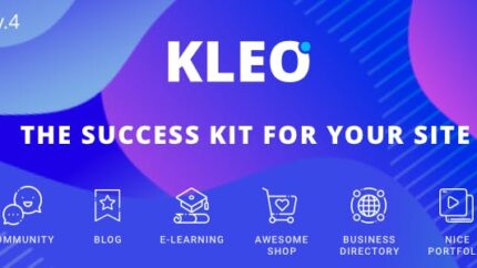 KLEO Community And MultiPurpose Theme Latest