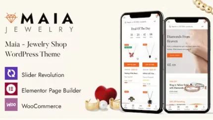Maia Jewelry Shop WordPress Theme Latest