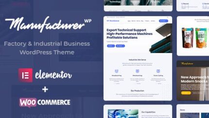 Manufacturer Factory Industrial Theme Latest