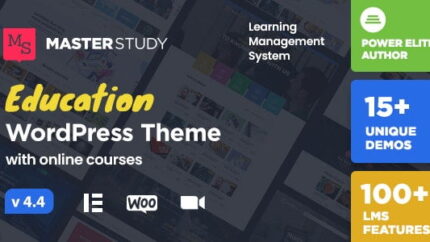 Masterstudy - Education WordPress Theme Latest