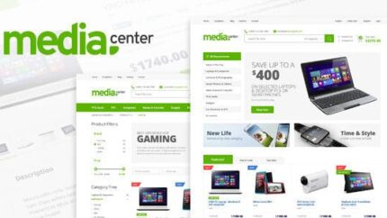 MediaCenter Electronics Store Theme