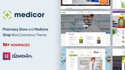Medicor Medical Clinic & Pharmacy WooCommerce WordPress Theme Latest