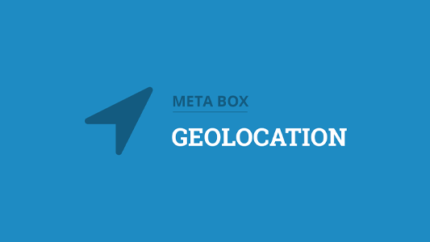 Meta Box Geolocation Extension Latest