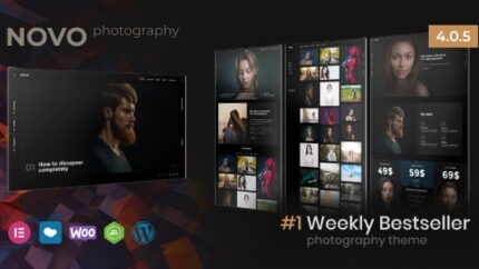 Novo Photography WordPress Theme Latest