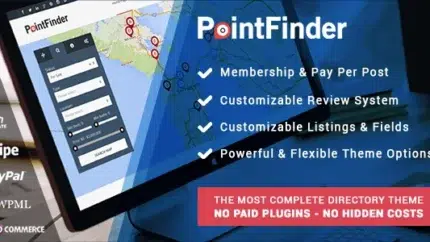 PointFinder Directory and Listing Theme Latest