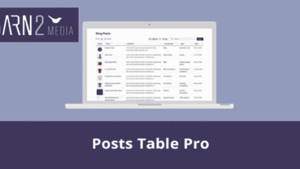 Post Table Pro WordPress Plugin