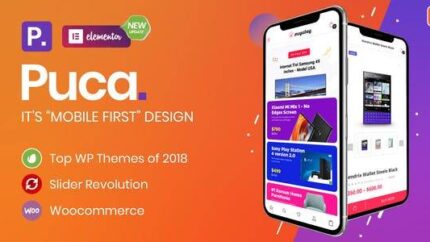 Puca Mobile WooCommerce Theme Latest