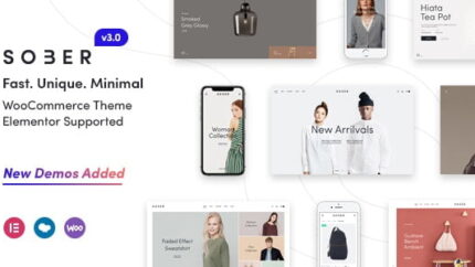 Sober WooCommerce WordPress Theme