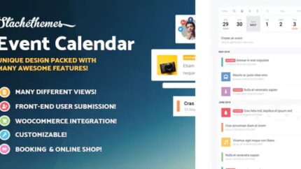 Stachethemes Event Calendar - WordPress Events Calendar Plugin Latest