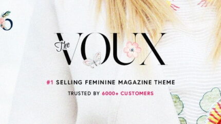 The Voux - A Comprehensive Magazine WordPress Theme Latest