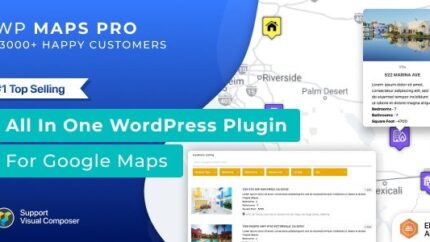 WP MAPS PRO - WordPress Plugin for Google Maps Latest