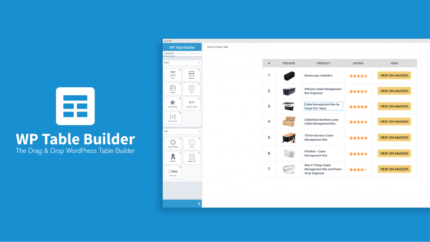 WP Table Builder Pro Latest
