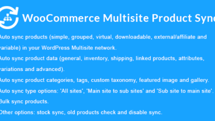 WooCommerce Multisite Product Sync Latest