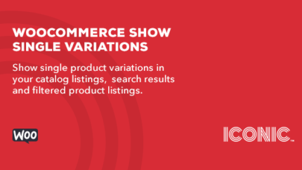 WooCommerce Show Single Variations