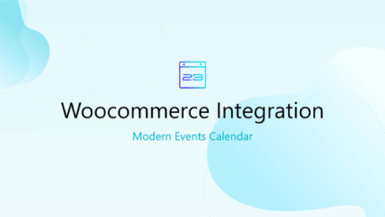 WooCommerce Integration for MEC