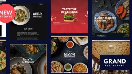 Grand Restaurant WordPress Theme Latest