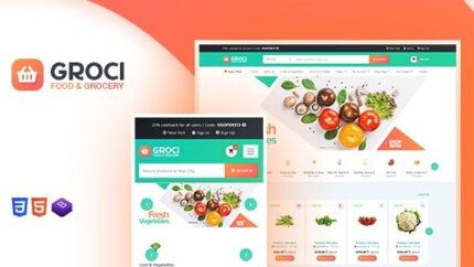 Groci Organic Food Market Theme Latest