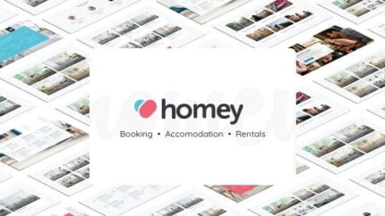 Homey Booking and Rentals Theme