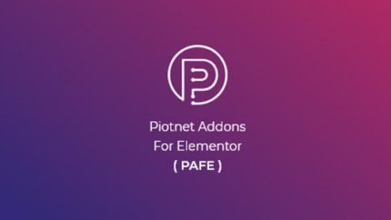 Piotnet Addons For Elementor Pro Latest