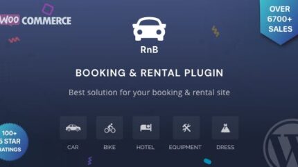 RnB WooCommerce Booking And Rental