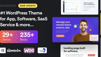 ShadePro Startup And SaaS Theme Latest