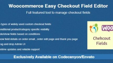 Woocommerce Easy Checkout Field Editor Latest