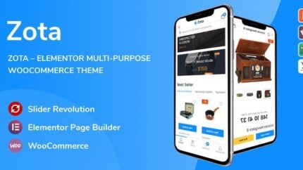 Zota MultiPurpose WooCommerce Theme Latest