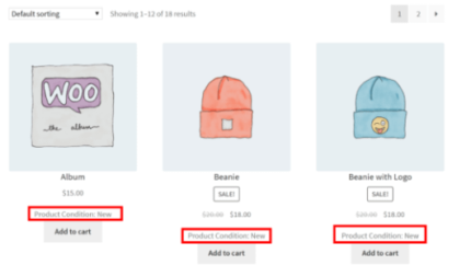WooCommerce Product Condition for WooCommerce Latest