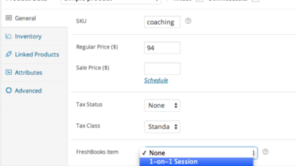 WooCommerce FreshBooks Latest