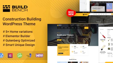 Construction Building WordPress Theme – Buildbench&nbsp Latest