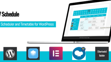 Schedule and Timetable for Wordpress