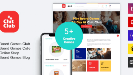 Chit Club | Board Games Bar & Anticafe WordPress Theme&nbsp Latest
