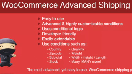 WooCommerce Advanced Shipping&nbsp Latest