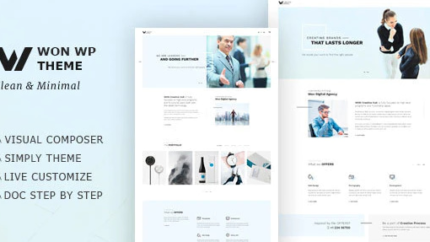 WON Creative Minimal WordPress Theme Latest