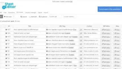 Wp Sheet Editor – Bulk Edit Categories, Tags, and Taxonomies using a Spreadsheet&nbsp Latest