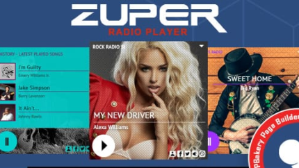 Zuper – Radio Player for WPBakery Page Builder