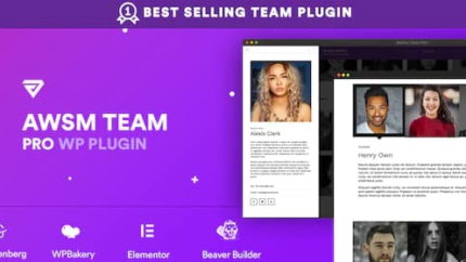 AWSM Team Pro – Team Showcase Plugin&nbsp Latest