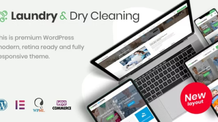 Laundry, Dry Cleaning Services WordPress Theme&nbsp Latest