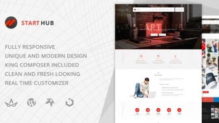 StartHub Multipurpose Corporate WordPress Theme Latest