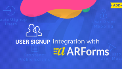 User Signup for Arforms