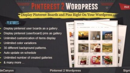 Pinterest to WordPress Latest