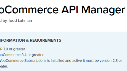 WooCommerce API Manager Latest