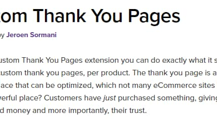 WooCommerce Custom Thank You Pages Latest