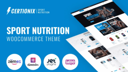 Certionix – Sport Nutrition WooCommerce Theme&nbsp Latest