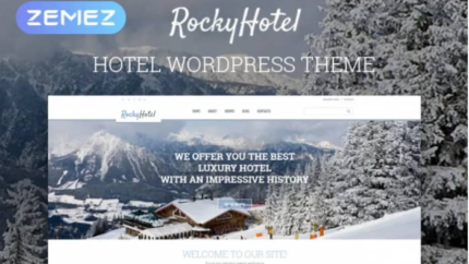 RockyHotel – Hotel Multipurpose Modern Elementor WordPress Theme Latest