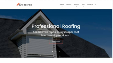 Elite Roofing Company WordPress Theme Latest