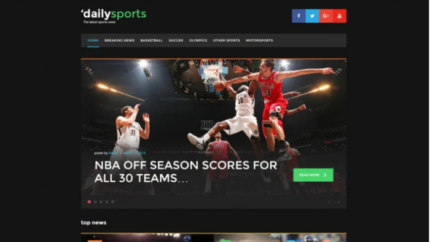 DailySports – Sport Magazine WordPress Theme Latest