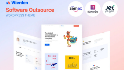 Wierden – Minimalistic And Modern Digital Product WordPress Theme Latest