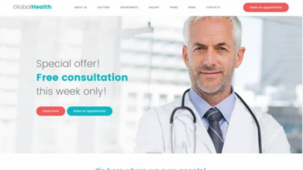 GlobalHealth – Doctor & Medical WordPress Theme Latest